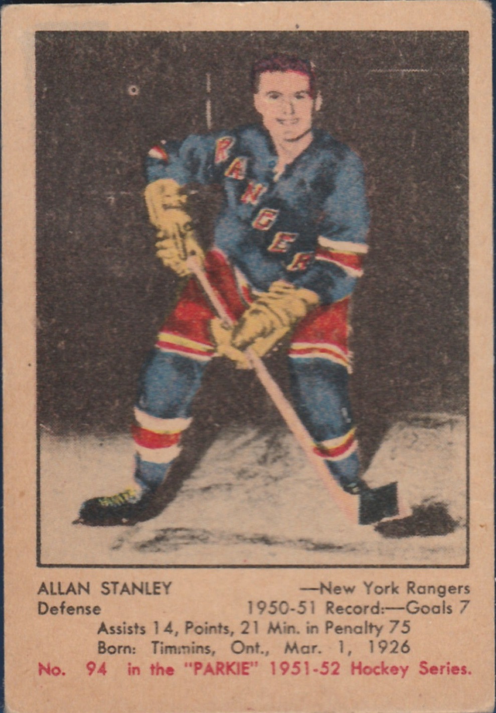  Allan Stanley player image