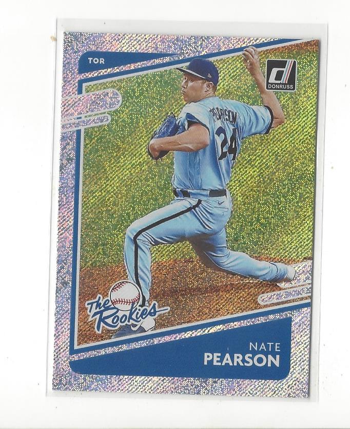  Baseball MLB 2021 Donruss The Rookies Rapture #6 Nate Pearson  NM Near Mint Blue Jays : Collectibles & Fine Art