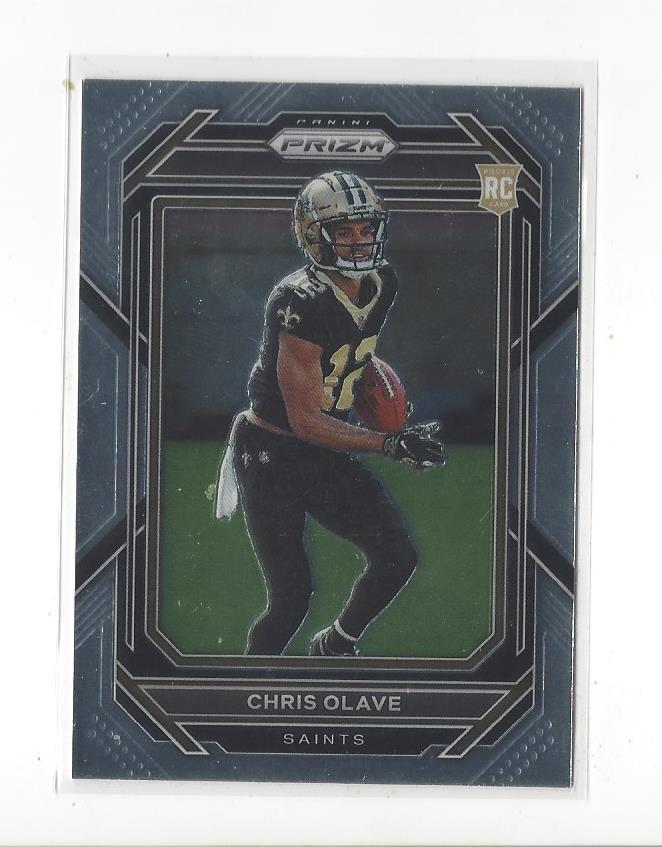 2022 Panini Prizm #310 Chris Olave RC Rookie Saints