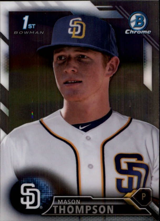 Mason Thompson Baseball Price Guide Mason Thompson Trading Card Value