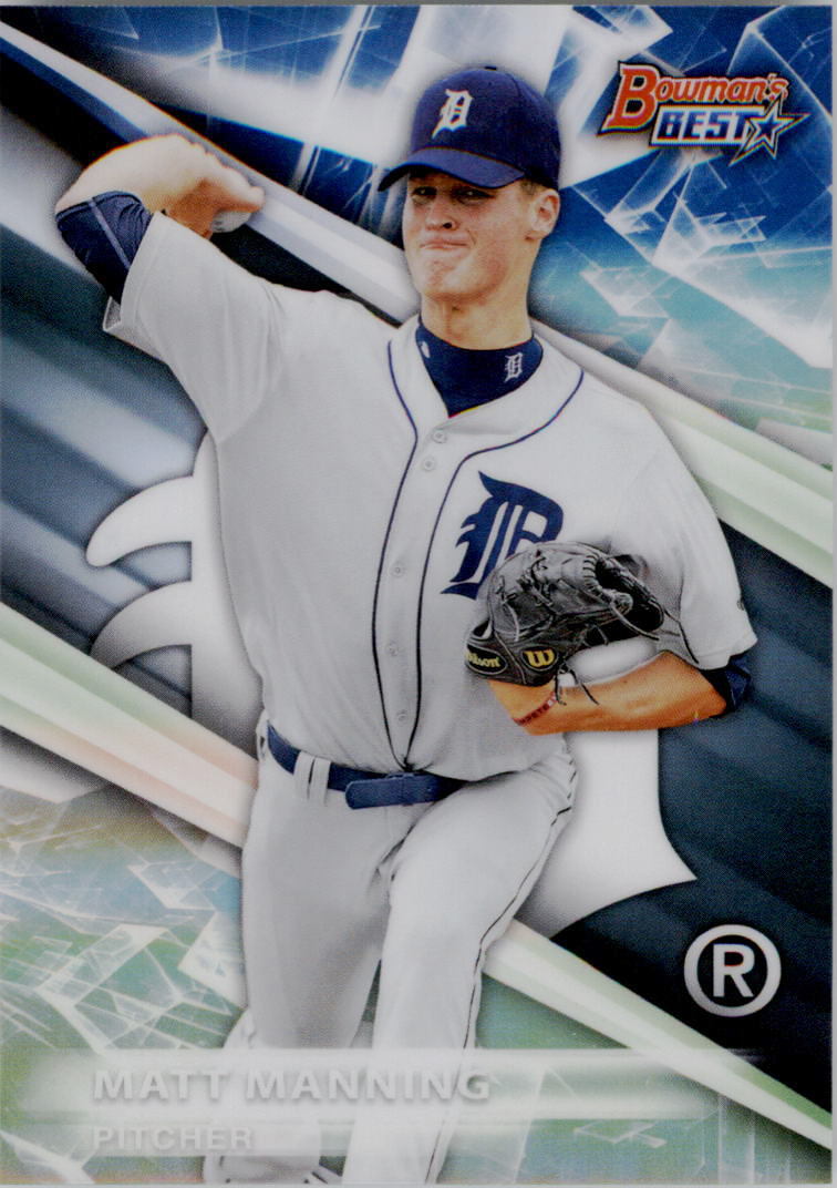 Matt Manning Baseball Price Guide | Matt Manning Trading Card Value ...