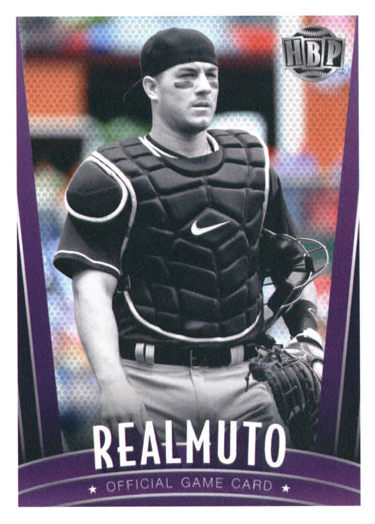 2019 Topps Fire J.T. Realmuto Philadelphia Phillies Baseball Card