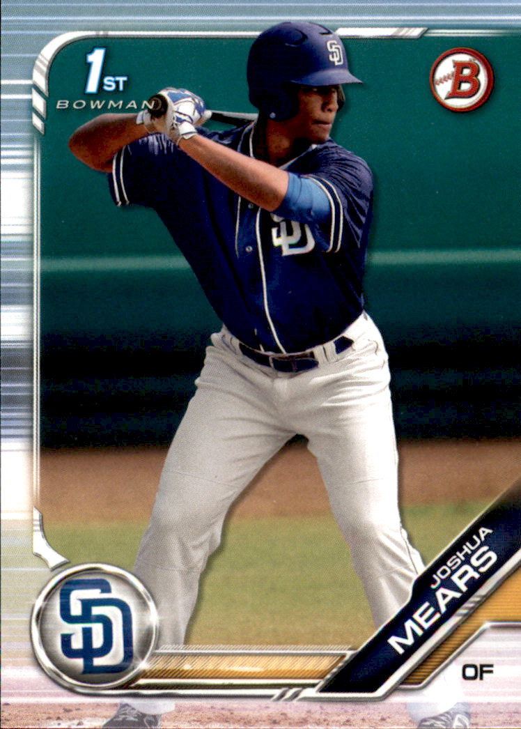 Joshua Mears Baseball Price Guide Joshua Mears Trading Card Value