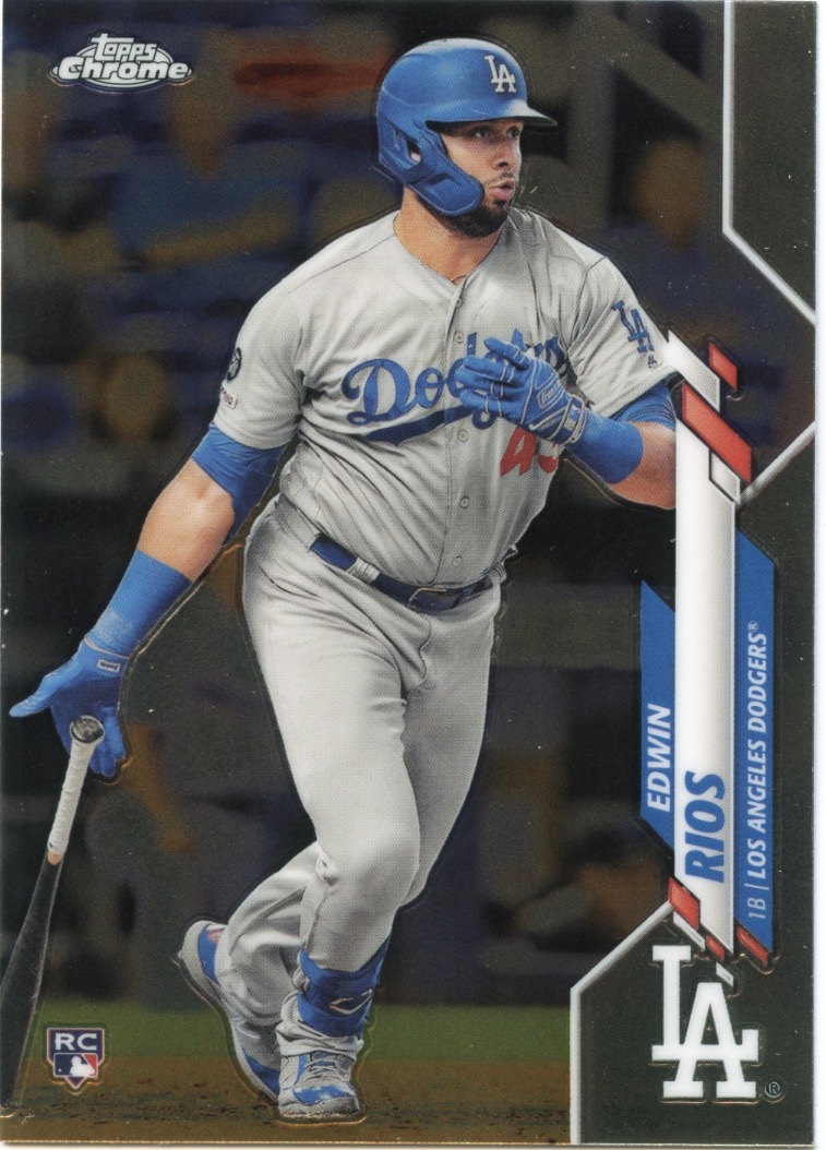 Edwin Rios 2021 Topps BASEBALL #393 Los Angeles Dodgers