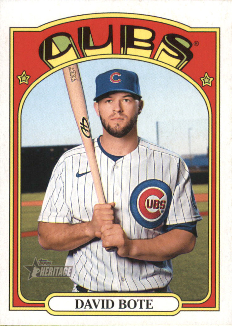  2020 Topps #311 David Bote Chicago Cubs Baseball Card