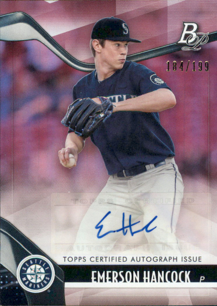 Emerson Hancock Baseball Price Guide Emerson Hancock Trading Card