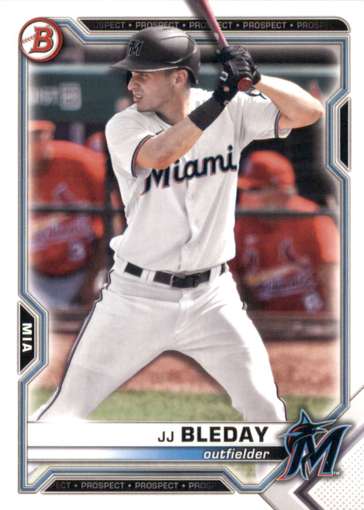 J.J. Bleday - Miami Marlins (MLB Baseball Card) 2020 Bowman Chrome