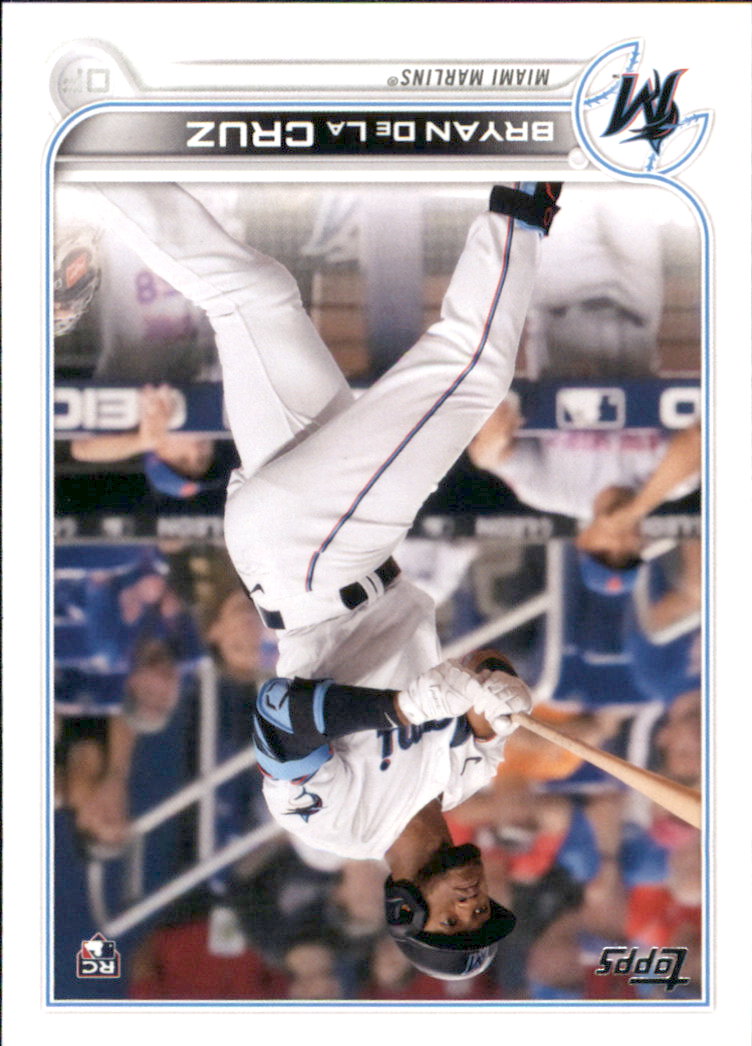 Bryan De La Cruz 88 Miami Marlins Rookie Topps Bowman 2022 