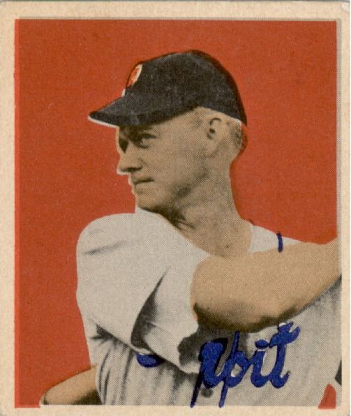  1947 Exhibits Hoot Evers Detroit Tigers (Baseball Card