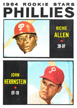 1966 Topps #80 Richie Allen Philadelphia Phillies Baseball Card Nm