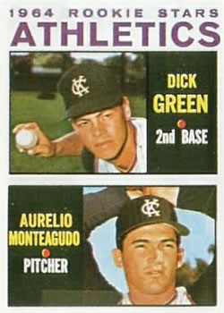  1969 Topps # 515 Dick Green Oakland Athletics