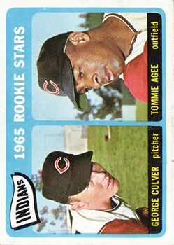 1965 Topps Indians Rookie Stars: George Culver, Tommie Agee