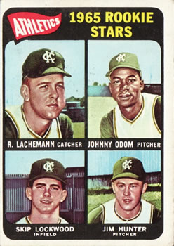  1968 Topps # 501 Blue Moon Odom Oakland Athletics