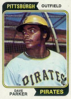 DAVE PARKER 1976 Topps 185 Baseball Card Pittsburgh Pirates 