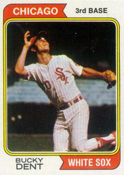  1984 Topps Baseball Card #331 Bucky Dent