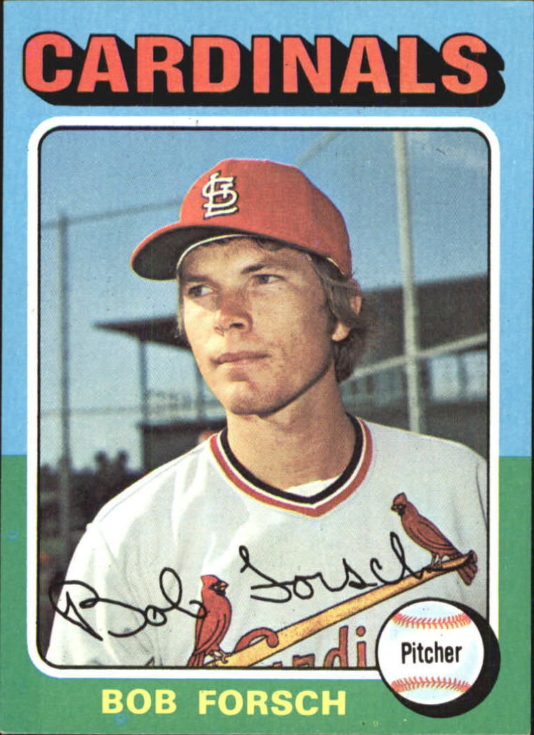 1977 Topps #381 Bob Forsch St. Louis Cardinals Card Pitcher