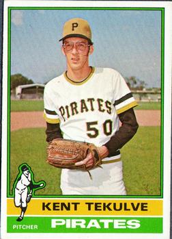 Topps 1977 Baseball Card #374 Kent Tekulve Pittsburgh Pirates