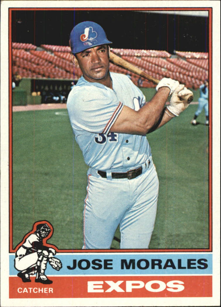 1977 O Pee Chee Jose Morales 90 Montreal Expos Baseball Card