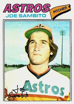  1982 Topps # 34 Joe Sambito Houston Astros (Baseball Card) NM  Astros : Collectibles & Fine Art