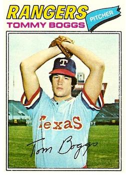 Tommy Boggs autographed baseball card (Atlanta Braves) 1979 Topps #384