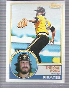  1981 Topps # 28 Enrique Romo Pittsburgh Pirates