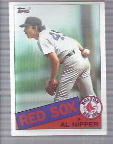 Al Nipper - Red Sox #356 Fleer 1986 Baseball Trading Card