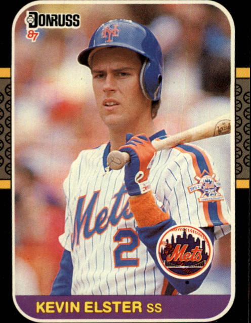 Kevin Elster autographed baseball card (New York Mets) 1993 Fleer #469