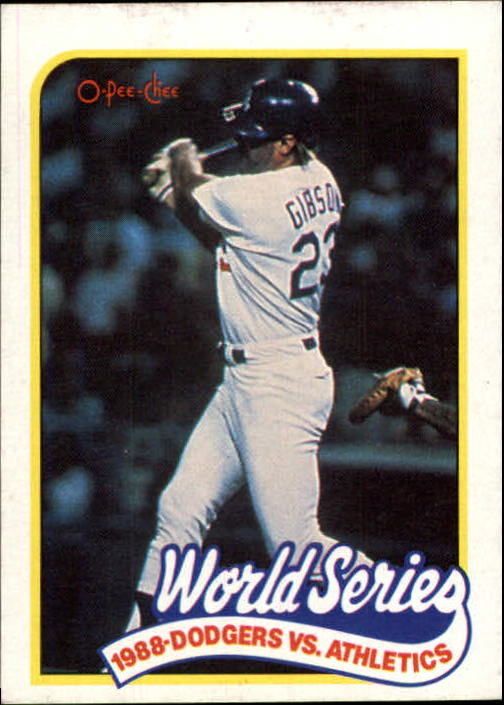 Kirk Gibson 1988 Word Series Card 