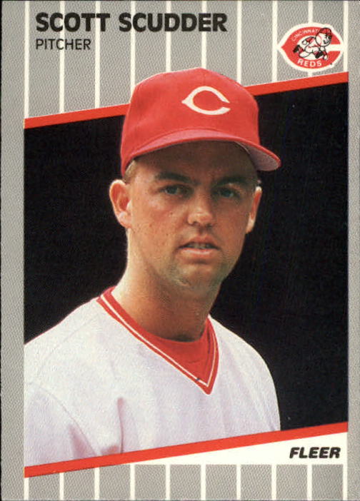 Baseball Card Professional Pitching Record Reds 642 Scott Scudder 1991