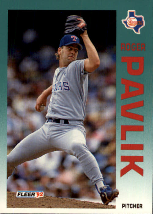 1994 Score Select Roger Pavlik 333 Texas Rangers Baseball Card