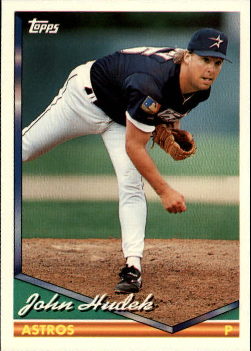 John Hudek autographed baseball card (Houston Astros, SC) 1995 Fleer Ultra  #173