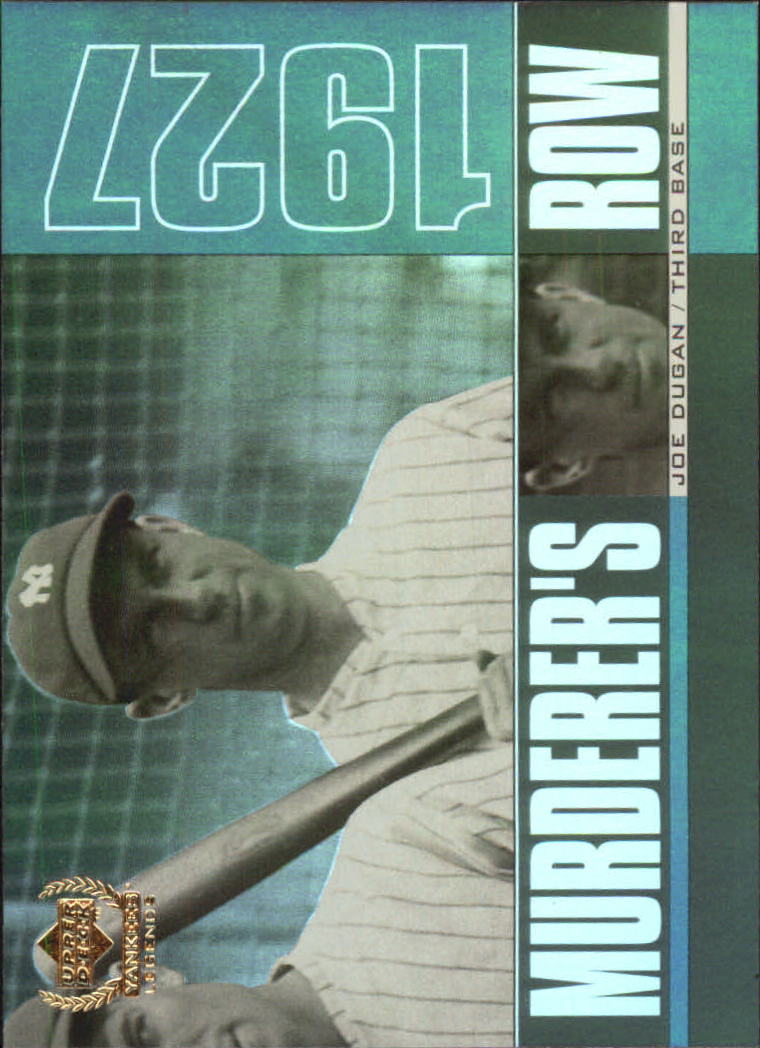 2000 Upper Deck Yankees Legends - Murderer's Row Baseball