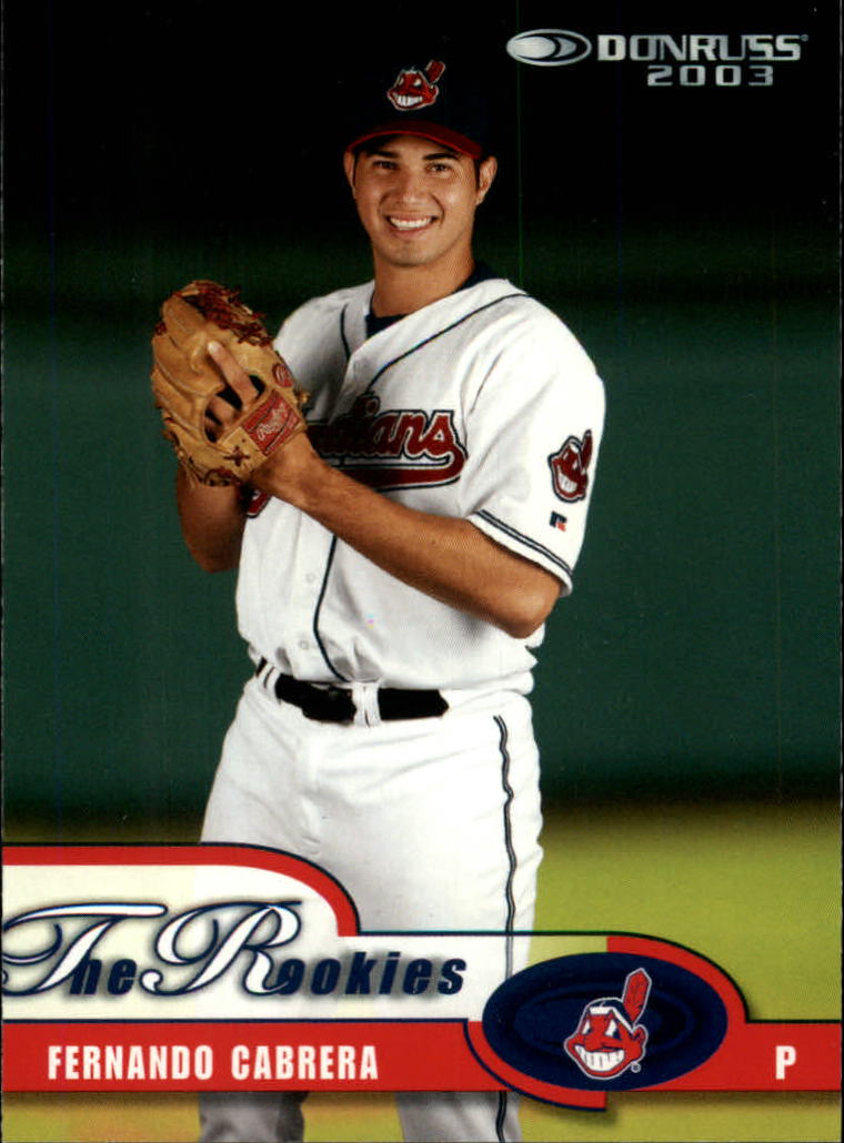 Fernando Cabrera, 2004 Indians  Cleveland indians, Cabrera, Baseball cards