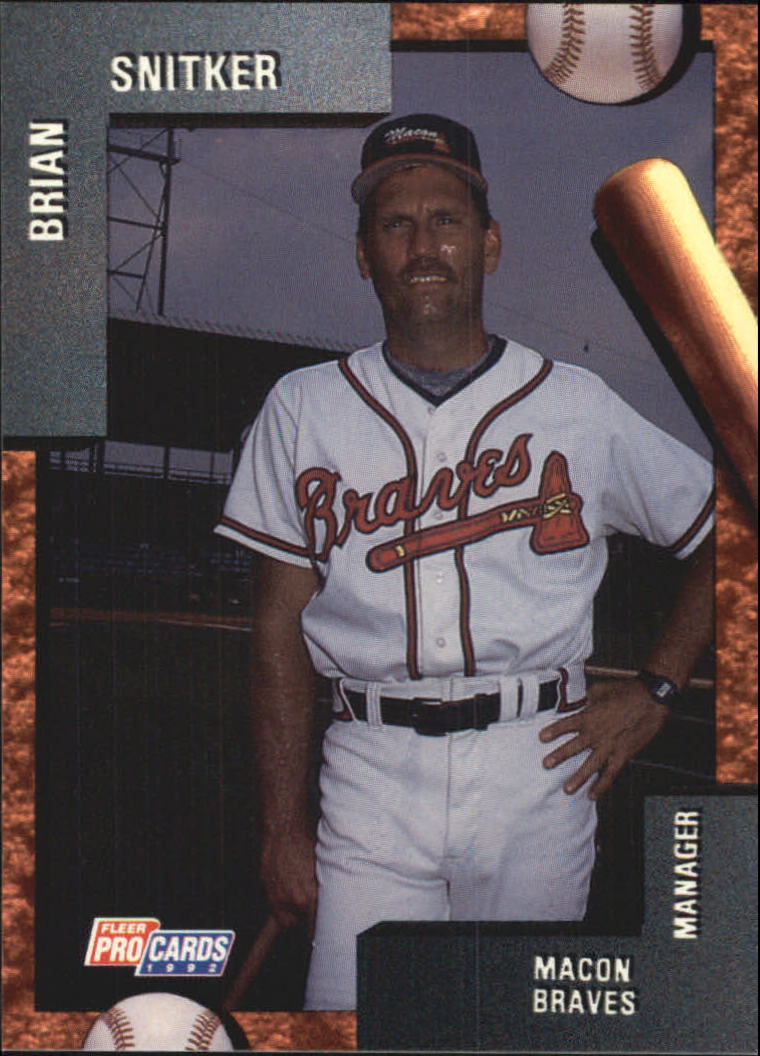 Buy Brian Snitker Cards Online  Brian Snitker Baseball Price