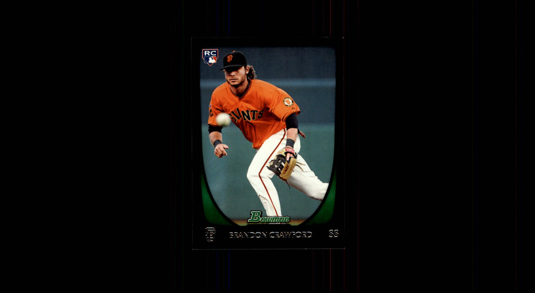 Brandon Crawford Rookie Signed 2007 USA Baseball Card+Razor