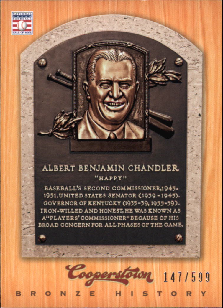 A.B.(Happy) Chandler Baseball Price Guide A.B.(Happy) Chandler