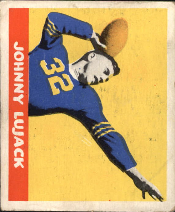 Johnny Lujack Football Cards