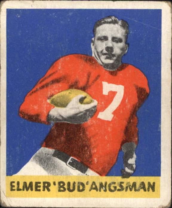 Elmer Bud Angsman Football Price Guide Elmer Bud Angsman Trading Card
