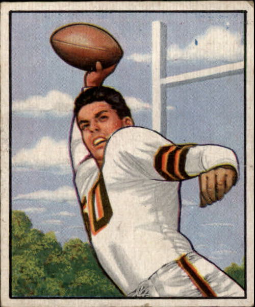 1948 Football Exhibit Card Otto Graham Cleveland Browns Ex+