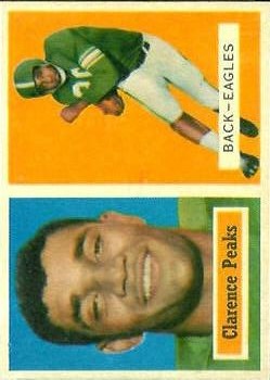 1963 Clarence Peaks Philadelphia Eagles Topps #113 Football Card