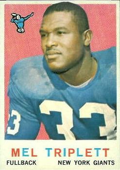 1962 Post Cereal Football Card #185: Mel Triplett  Minnesota vikings  football, Football cards, Vikings football