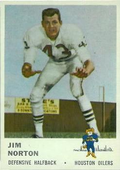 1965 Topps FB # 83 Jim Norton (Houston Oilers)