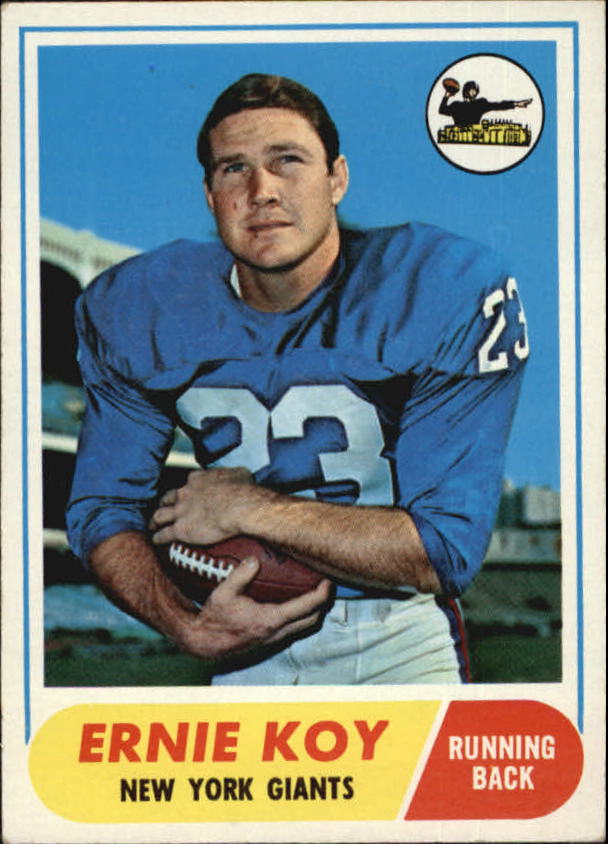 1970 Topps Football #227 Ernie Koy NY Giants (Texas Longhorn) G/VG