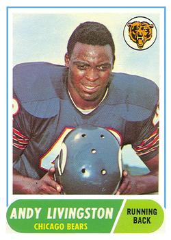 Andy Livingston 1969 New Orleans Saints All Pro Running Back