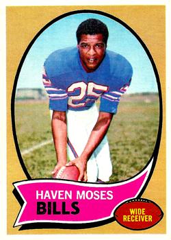 : 1980 Topps #496 Haven Moses Denver Broncos NFL Football Card  NM-MT : Collectibles & Fine Art