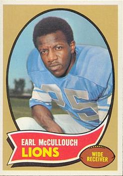 Earl McCullouch Detroit Lions 1968-73 and New Orleans Saints 1974.