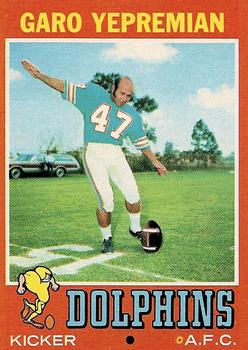 1972 Topps Garo Yepremian (All-Pro)