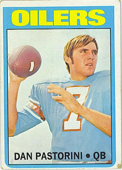 : 1973 Topps # 225 Dan Pastorini Houston Oilers