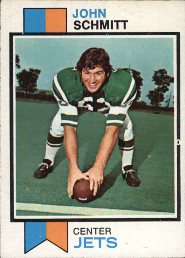 John Schmitt Signed 1974 Topps #363 New York Jets Card Beckett Authenticated