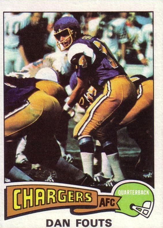 Dan Fouts Signed 1979 Topps Football Card #387 ~ Jsa Uu35876